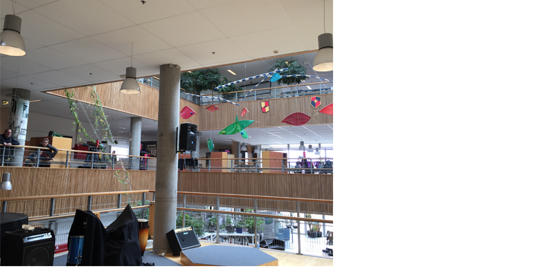Hellerup School open plan space Hellerup School open plan space
