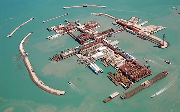 AGIP-KCO Kashagan Field D Island, Caspian Sea
