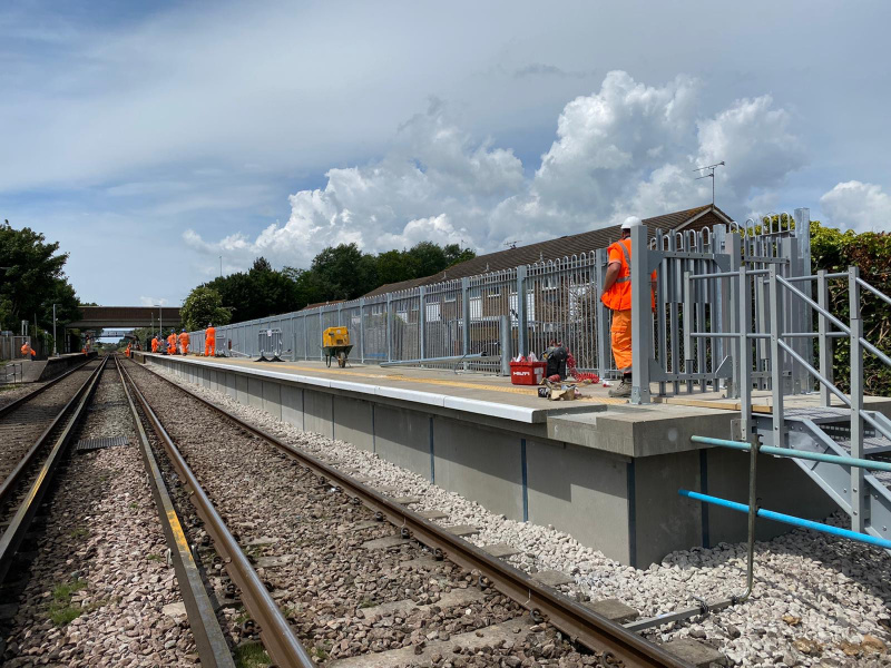 Controlling Noise and Vibration during Railway Platform Extension Works at Cooksbridge, Lancing and Goring-by-Sea Train Stations, Sussex